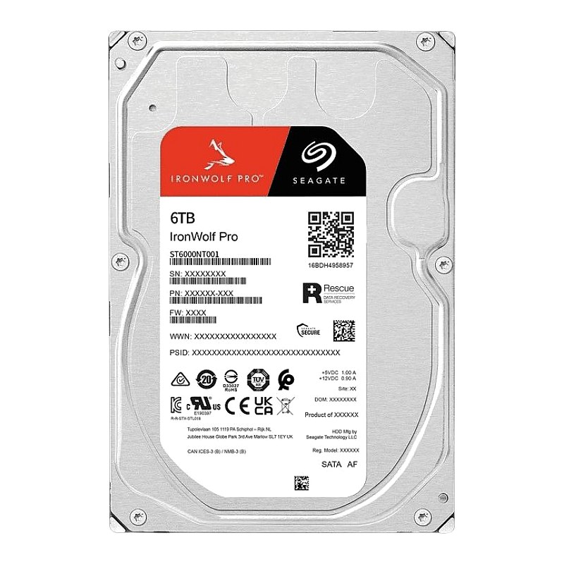 ST6000NT001 Seagate IronWolf Pro 3.5in 6TB NAS Internal Hard Drive